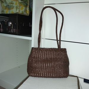 🚨NWOT Talbots rattan shoulder bag 👜